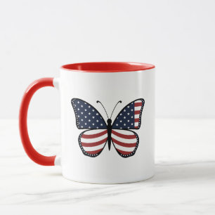 Caneca Borboleta USA Sublimação-62614