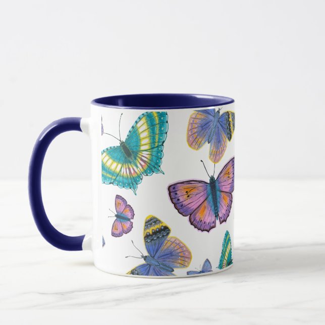 Caneca Borboletas de Verão (Esquerda)