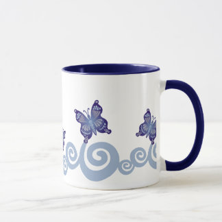 Caneca Borboletas em vôo