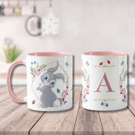 Caneca Borboletas Flores De Coelho Consideradas Monograma
