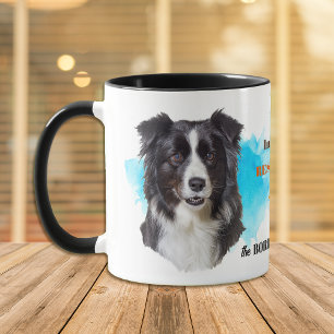 Caneca Borda Collie Dog Amigo Leal