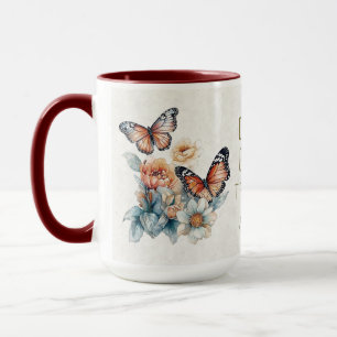 Caneca Borda de Aquarela Retroativa