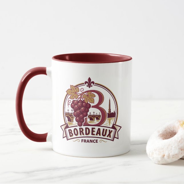 Caneca Bordeaux France (Com Donut)