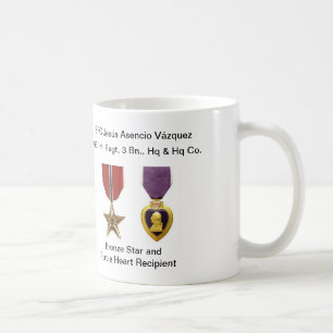 Caneca Borinqueneers - estrela de bronze & Purple