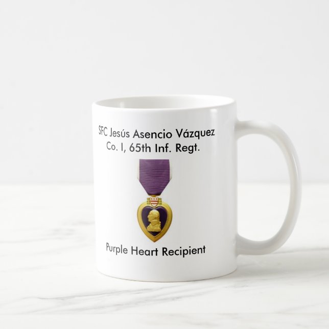 Caneca Borinqueneers - Purple Heart (Direita)