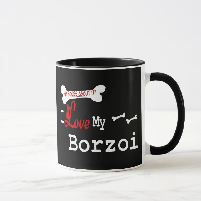 Caneca Borzoi (I Love) (Direita)