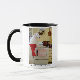 Caneca Borzoi Lebréu Russo Galgo cozinha