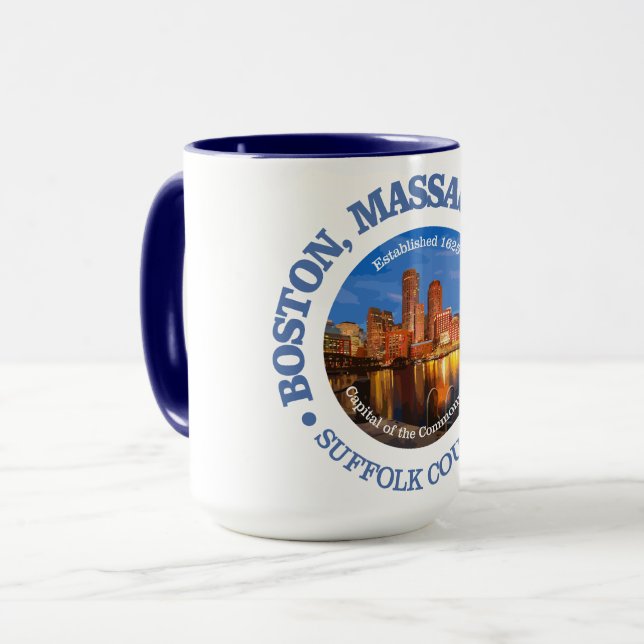 Caneca Boston (cidades) (Frente Esquerda)