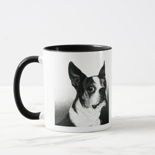 Caneca Boston Terrier Mug - "Boston Style" (Esquerda)