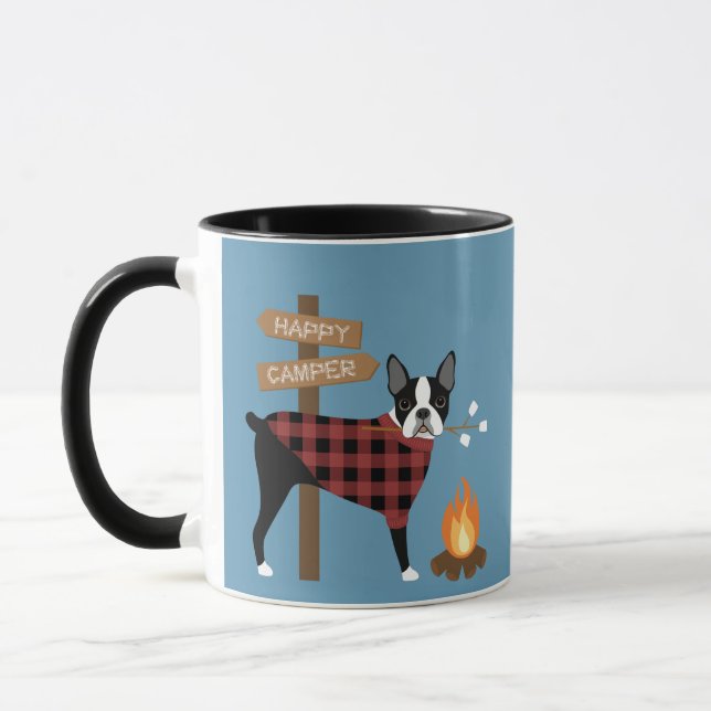 Caneca Boston Terrier Mugs (Esquerda)