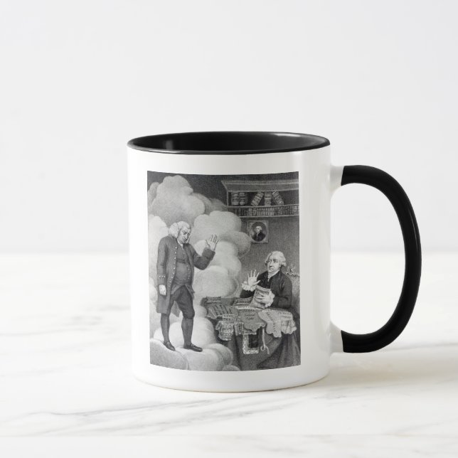 Caneca Boswell e o fantasma de Samuel Johnson (Direita)