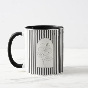 Caneca Botânica da Flor Elegante de Hibiscus