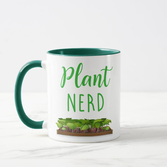 Caneca Botânico de jardinagem engraçado do nerd da planta (Esquerda)