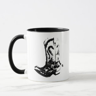 Caneca Botas de cowboy
