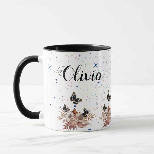 Caneca Bouquet floral blooming garden (Esquerda)