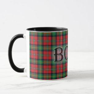 Caneca Boyd Tartan com o Sobrenome