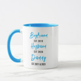 Caneca Boyfriend Husband Dad Mug | Personalized Father’s 