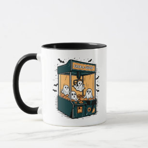 Caneca Brab Uma Máquina De Vidro Fantasma Halloween