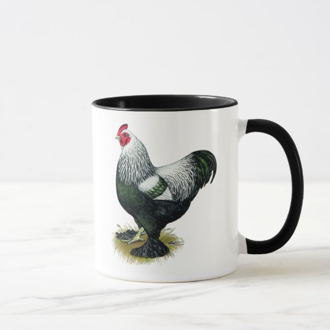 Caneca Brahma:  Galo escuro (Direita)