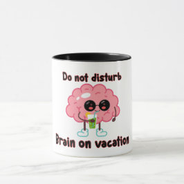 Caneca Brain on Vacation