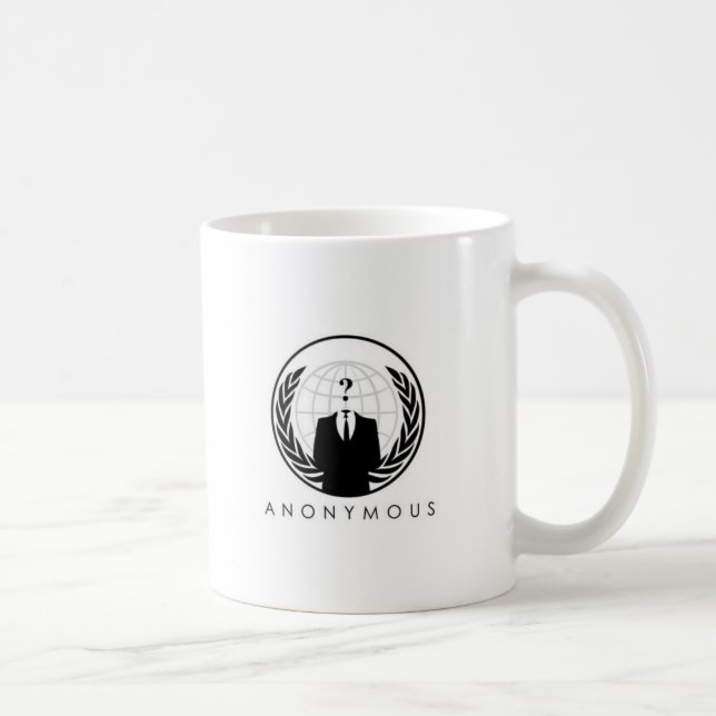 Caneca branca anónima (logotipo) (Direita)