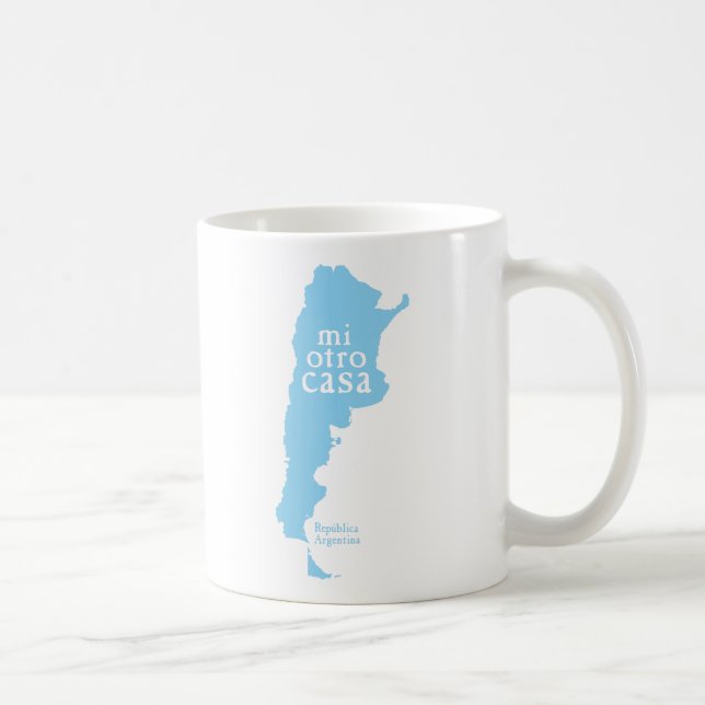 Caneca branca clássica ARGENTINA (Direita)
