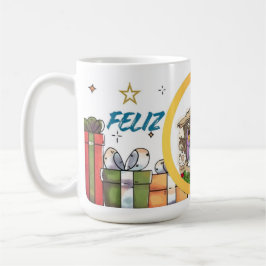 Caneca Branca Clássica - Edição Natal