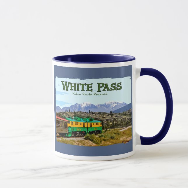 Caneca branca da campainha da passagem (Direita)
