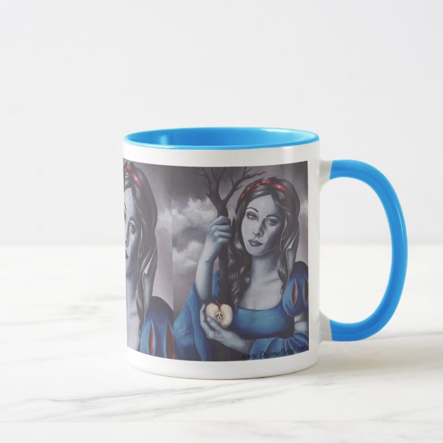 Caneca branca do conto de fadas da caneca da neve (Direita)