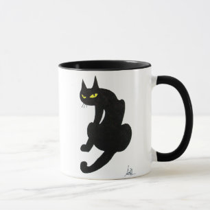Caneca Branco NINJA CAT NEGA