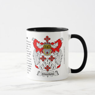 Caneca Brasão da família de Huston