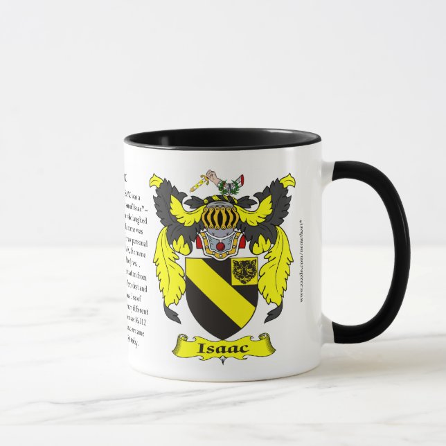 Caneca Brasão da família de Isaac (Direita)