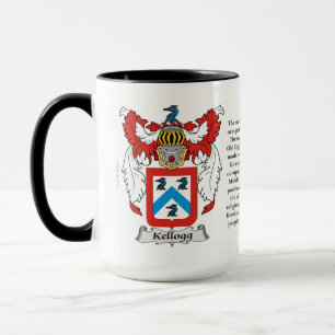 Caneca Brasão da família de Kellogg