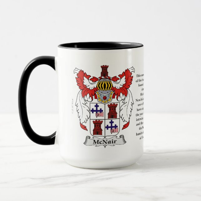 Caneca Brasão da família de McNair (Esquerda)