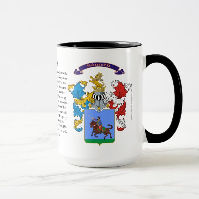 Caneca Brasão da família de Nemeth (Direita)