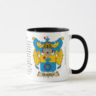 Caneca Brasão da família de Rader