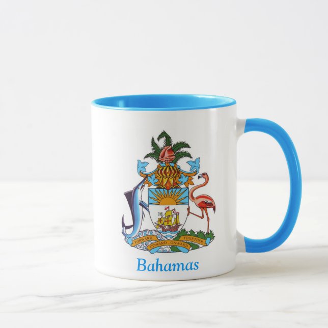 Caneca Brasão dos Bahamas (Direita)