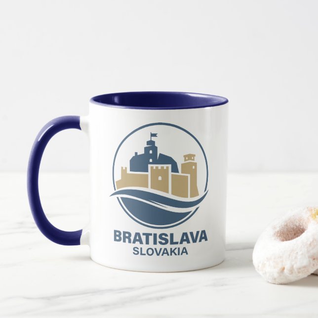 Caneca Bratislava Eslováquia Europa (Com Donut)