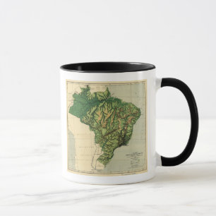 Caneca BrazilPhysical MapBrazil panorâmico