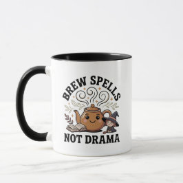 Caneca Breu Feitiços Não Drama Tera Bruxa de Tera Outono