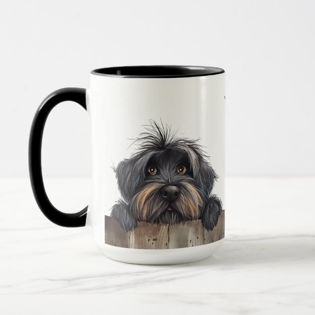 Caneca Briard Dog Mug (Esquerda)