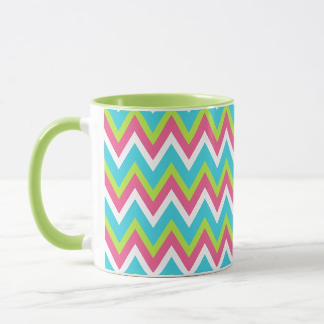 Caneca Bright Chevron Mug (Esquerda)