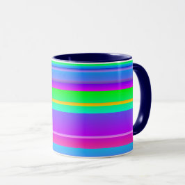 Caneca Bright multicolor striping