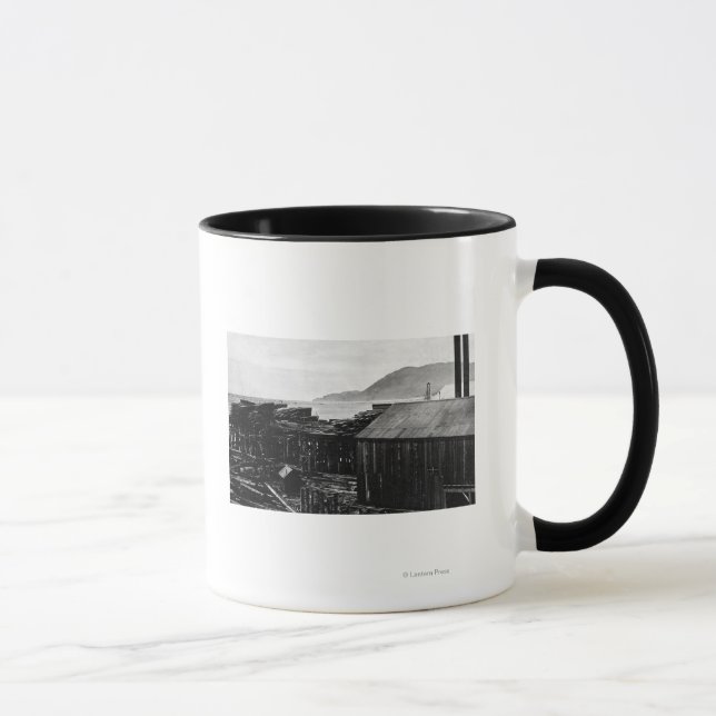 Caneca Brighton, Oregon Lumber Mills em Fotografia Costei (Direita)