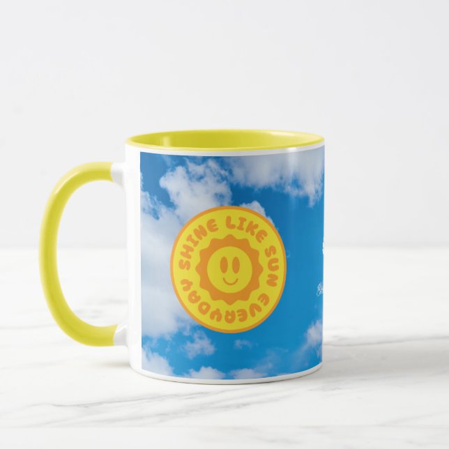 Caneca Brilha como o sol todos os dias (Esquerda)