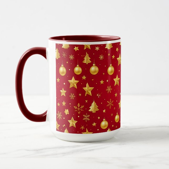 Caneca Brilhando na Noite de Natal (Esquerda)