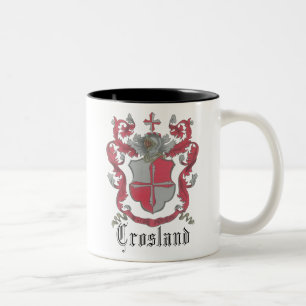 Caneca Brilhante-Bem da brasão de Crosland