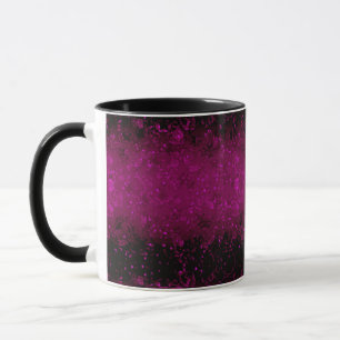 Caneca Brilhante brilhante confetti sem costura cor-de-ro