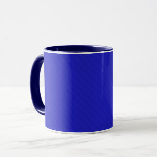 Caneca Brilhante, com textura azul neon.