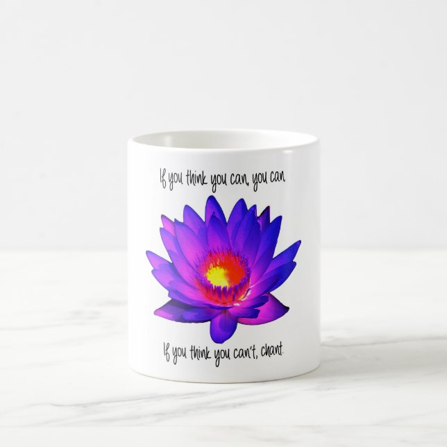 Caneca brilhante da flor de Lotus (Centro)